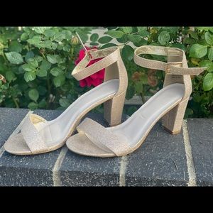 David’s Bridal Collection Block Heels Size 7